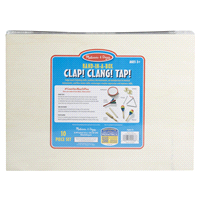 slide 19 of 29, Melissa & Doug Band-in-a-Box Clap! Clang! Tap! Musical Instrument Set, 10 ct