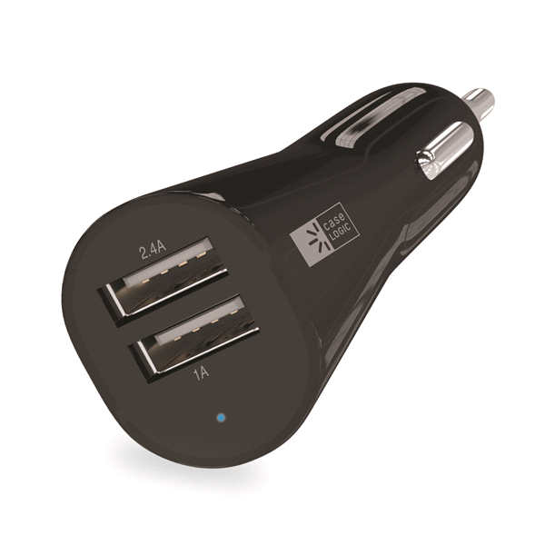 slide 1 of 1, Case Logic Universal 3.4 AMP Car Charger Smart Locator, 1 ct