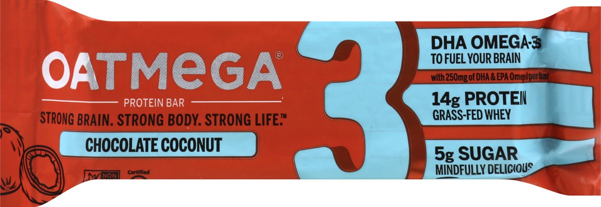 slide 1 of 12, Oatmega Choc Coconut Oatmega Bar Crisp, 1.76 oz