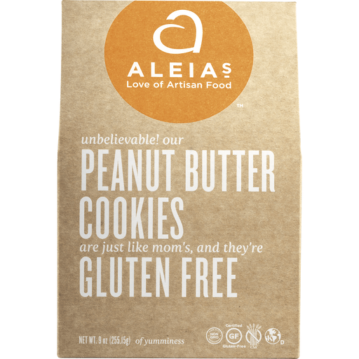 slide 4 of 8, Aleia's Gluten Free Cookies - Peanut Butter, 9 oz