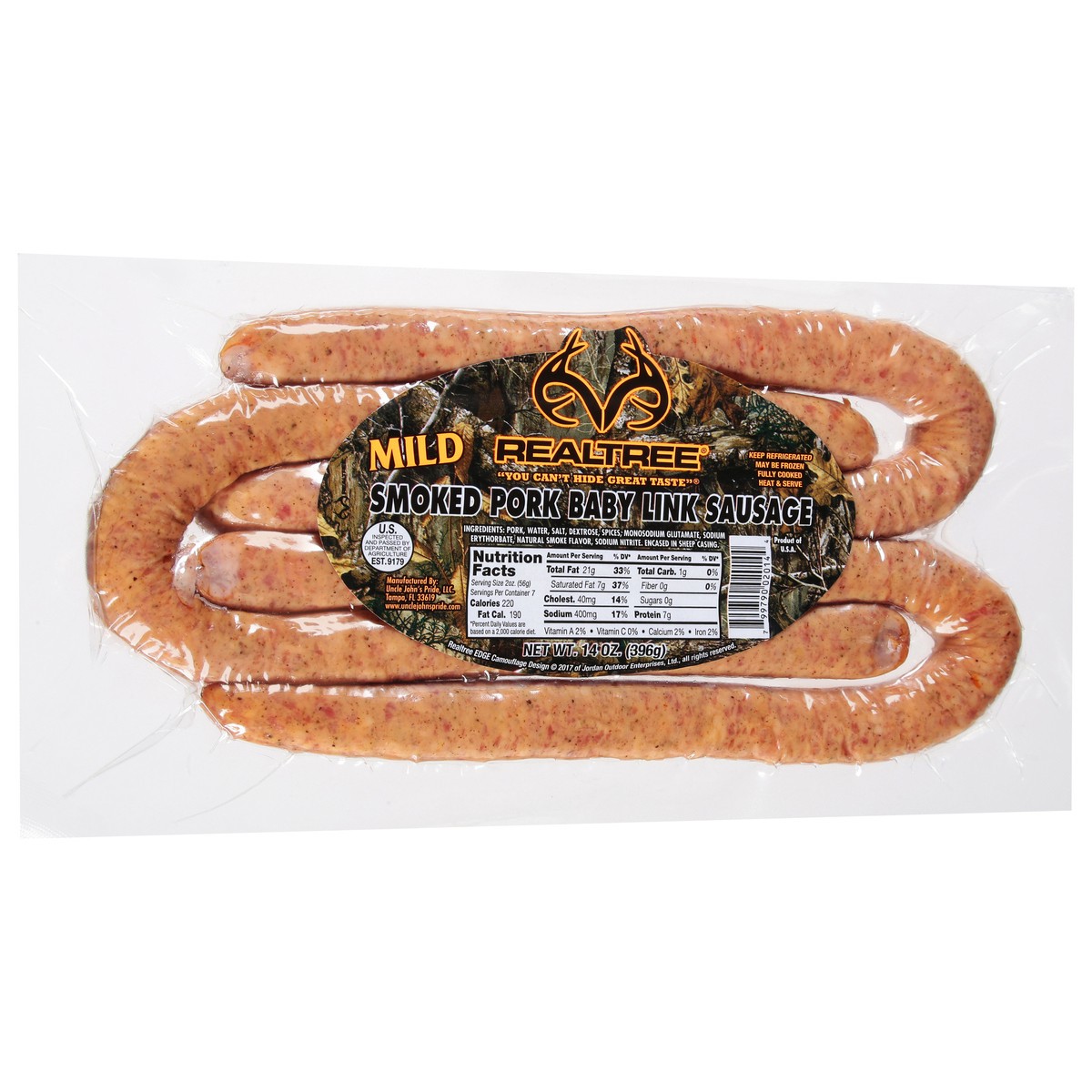 slide 7 of 9, Realtree R/Tree Babylink Sausage, 14 oz