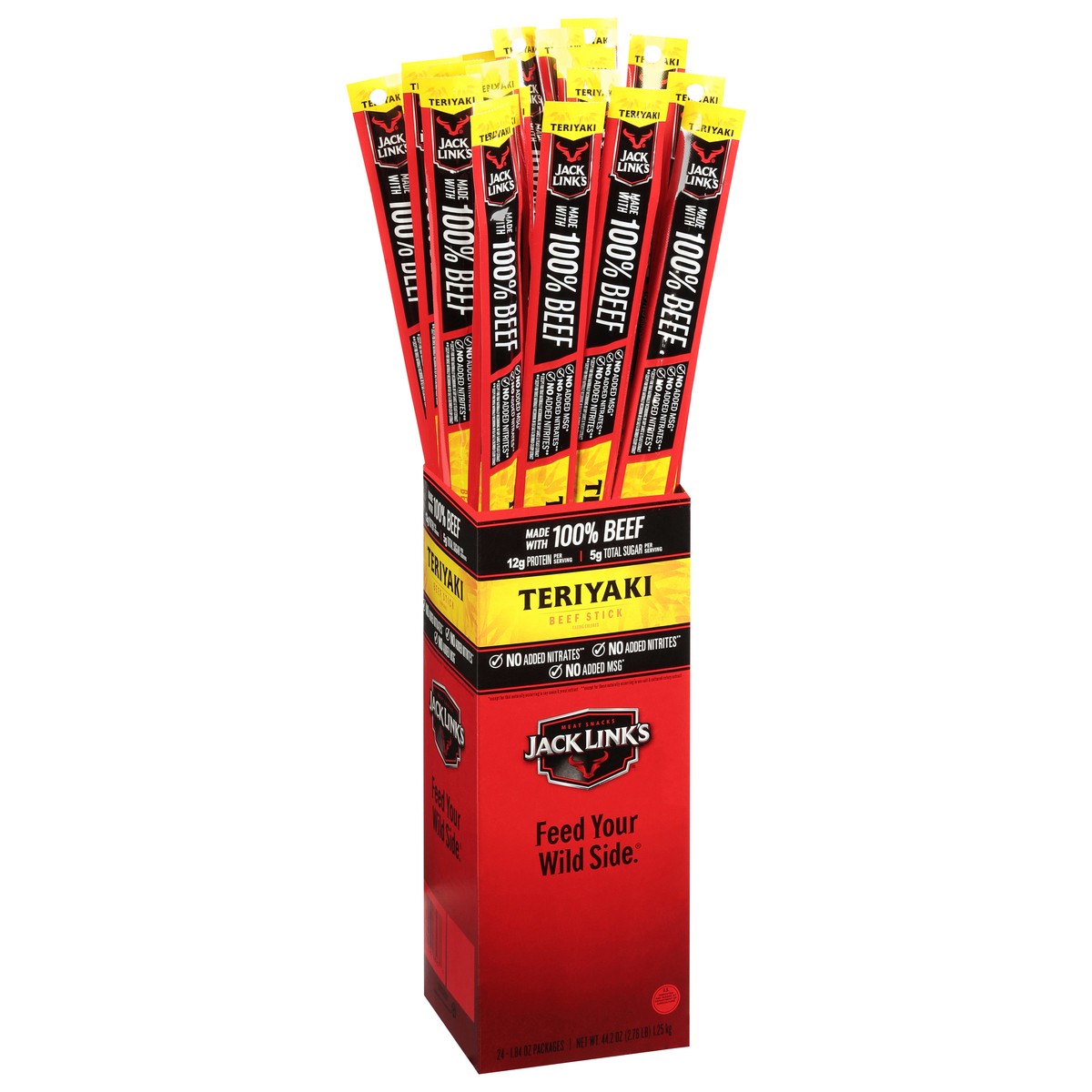 slide 2 of 9, Jack Link's Beef Stick 24 - 1.84 oz Packages, 24 ct