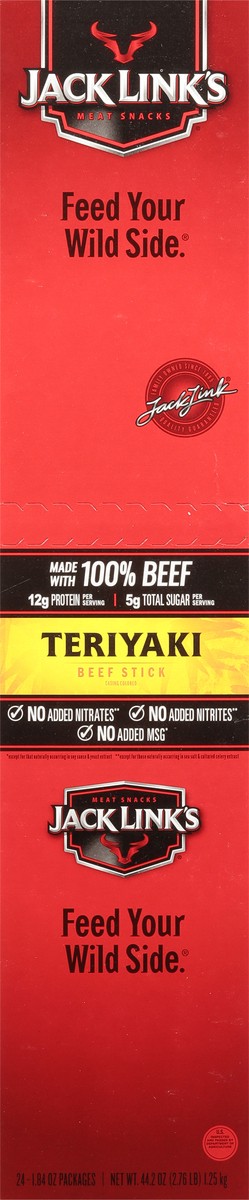 slide 7 of 9, Jack Link's Beef Stick 24 - 1.84 oz Packages, 24 ct