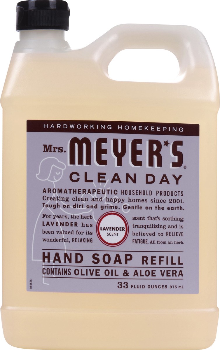 slide 3 of 3, Mrs. Meyer's Clean Day Refill Lavender Scent Hand Soap 33 oz, 33 oz