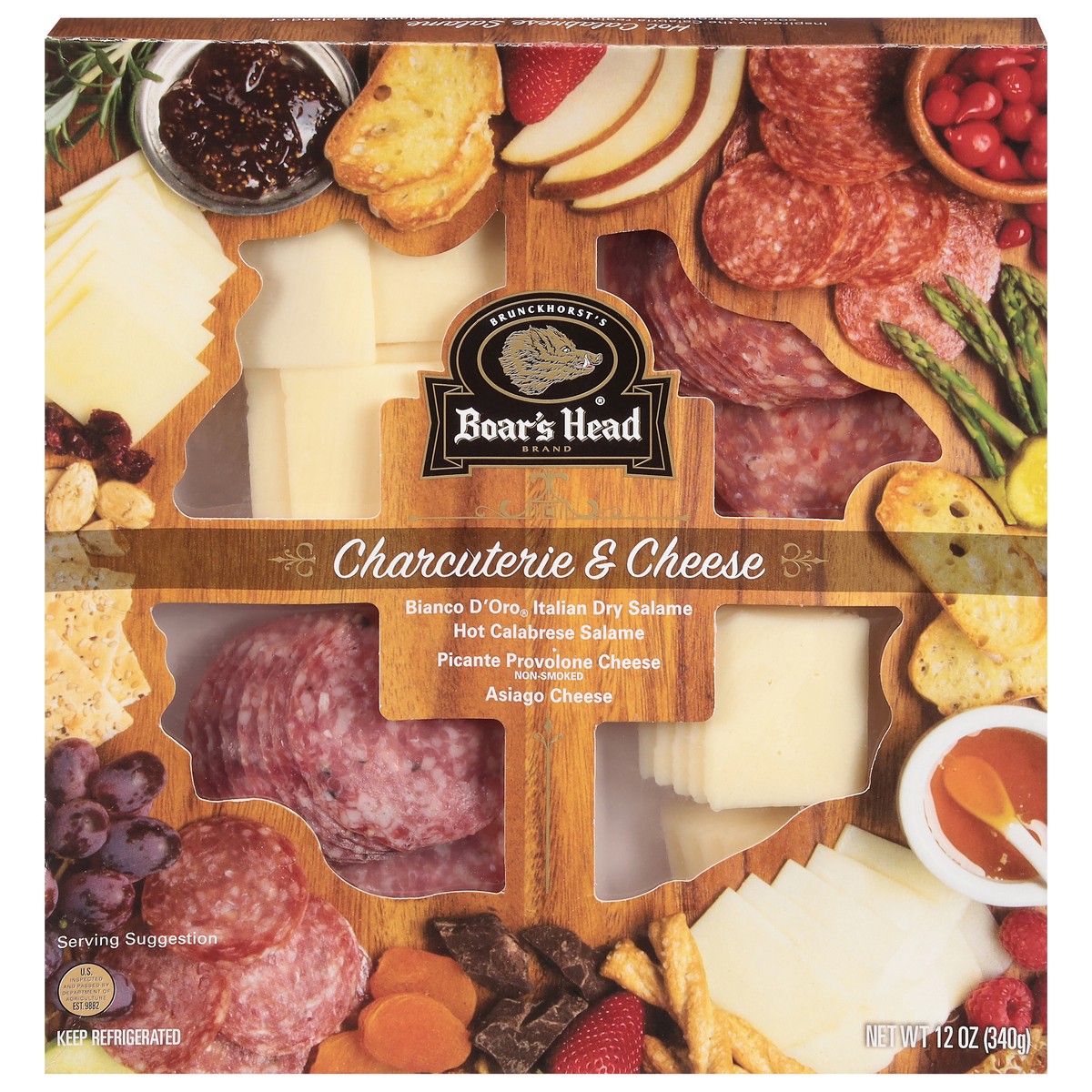 slide 2 of 4, Boar's Head Charcuterie & Cheese Tray, 12 oz