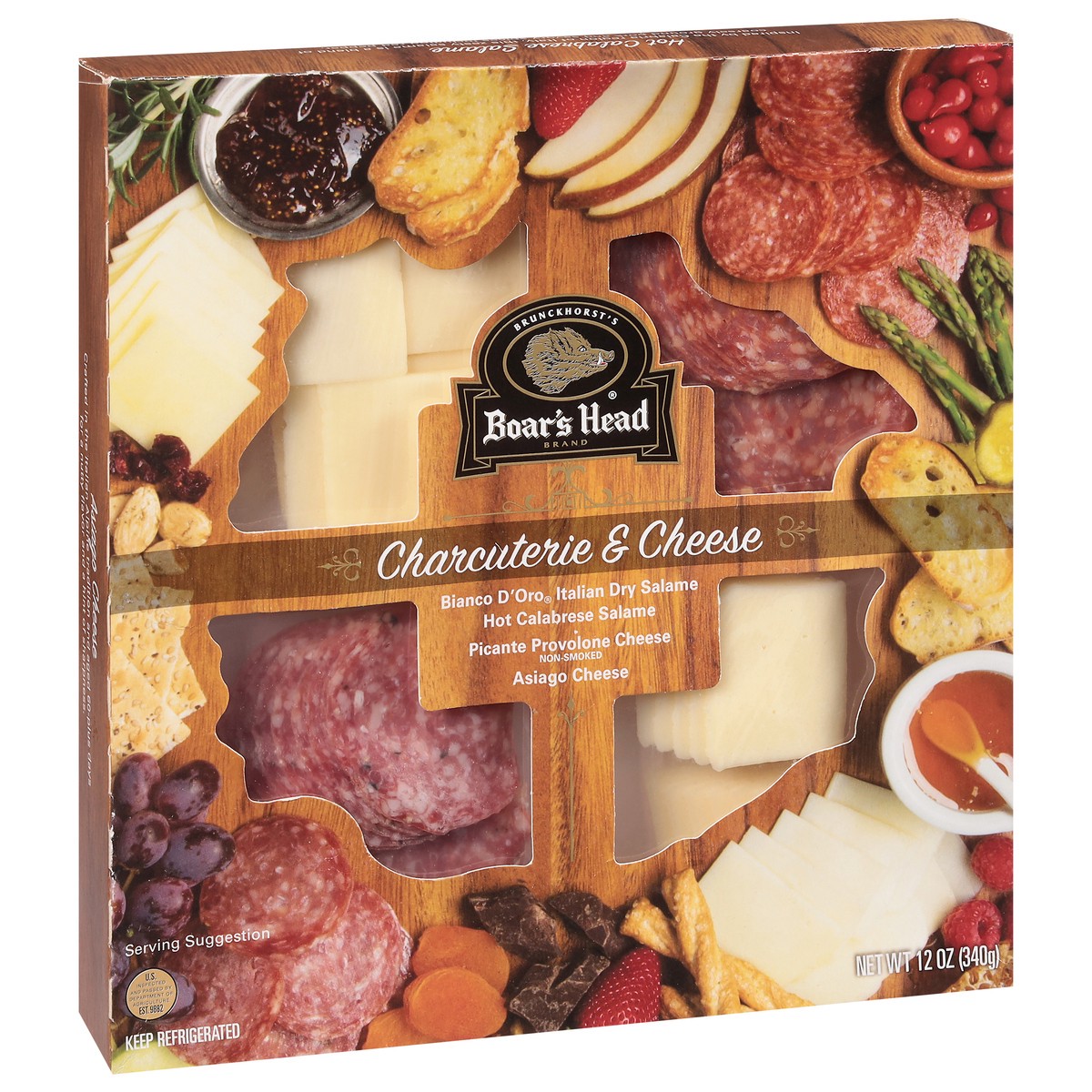 slide 4 of 4, Boar's Head Charcuterie & Cheese Tray, 12 oz