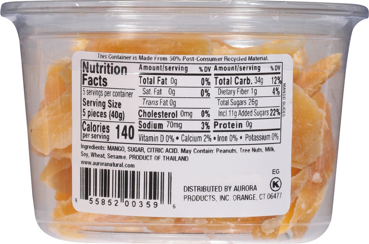 slide 8 of 9, Aurora Natural Sliced Mang 7.5 oz, 7.50 oz