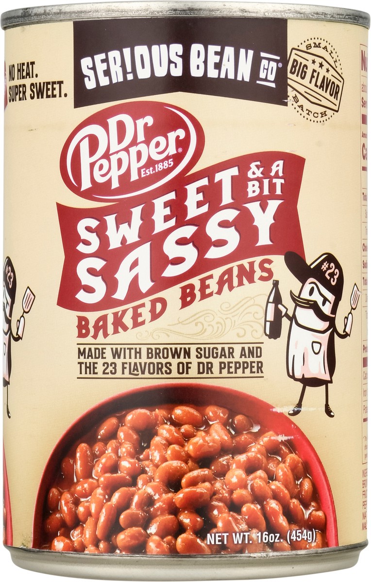 slide 9 of 9, Serious Bean Co Dr Pepper Sweet and a Bit Sassy Baked Beans 16 oz, 16 oz