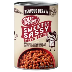 Serious Bean Co Dr Pepper Sweet & a Bit Sassy Baked Beans 16 oz
