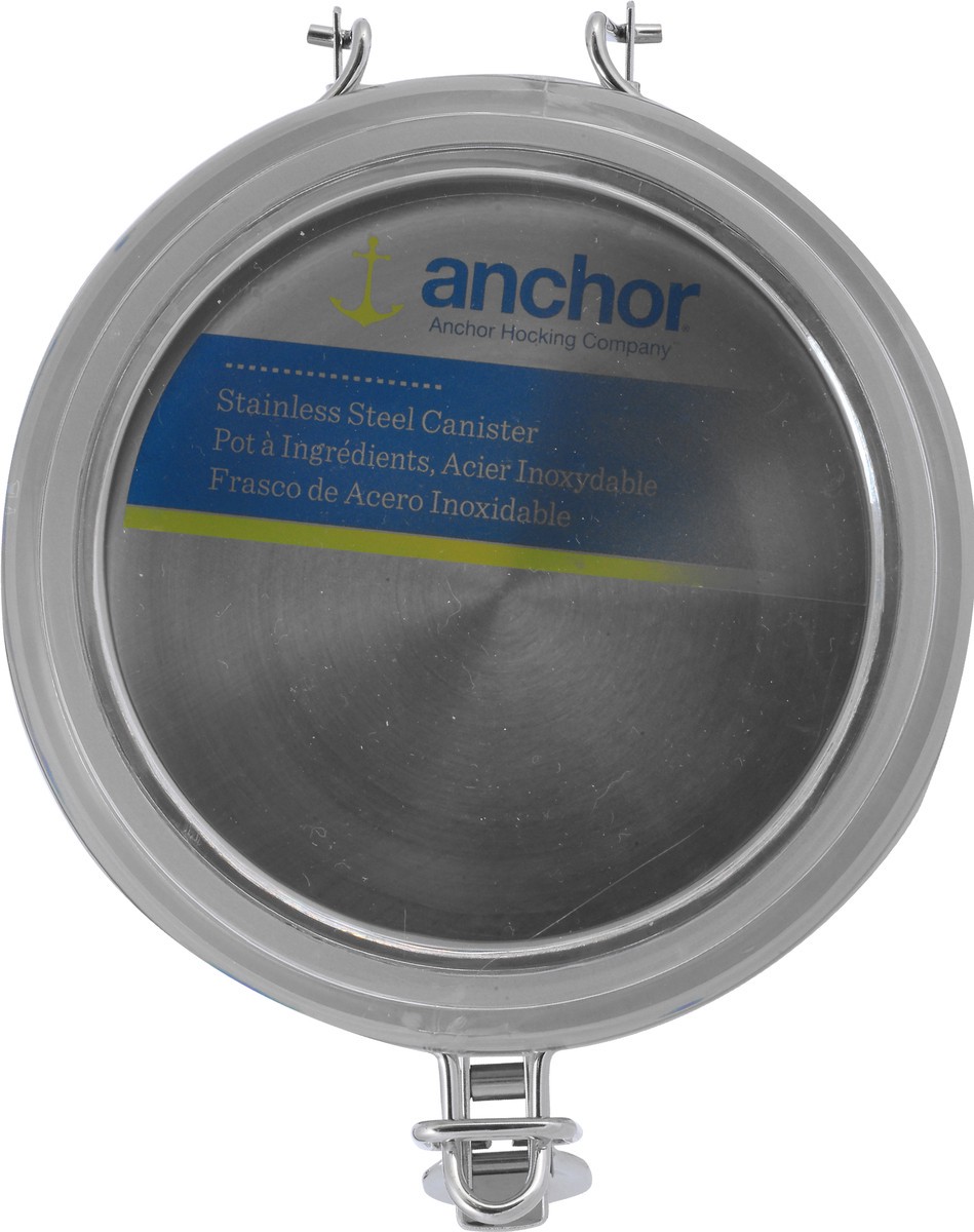 slide 5 of 10, Anchor 38 Ounce Stainless Steel Canister 1 ea, 1 ea