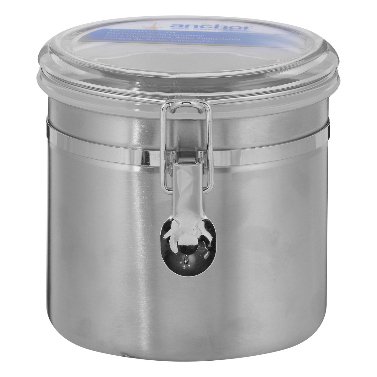 slide 10 of 10, Anchor 38 Ounce Stainless Steel Canister 1 ea, 1 ea