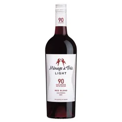 Menage a Trois Light Red Blend - 750ml Bottle