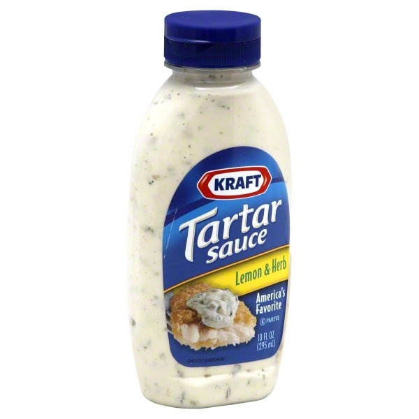 slide 1 of 1, Kraft Tartar Sauce, Lemon & Herb, 9 fl oz