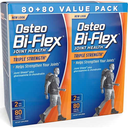 slide 1 of 1, Osteo Bi-Flex Glucosamine Chondroitin Msm With Oxin Advanced Supplement Tablets, 2 pk; 80 ct