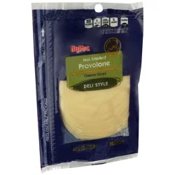 Hy-vee Not Smoked Provolone Deli Style Cheese Slices