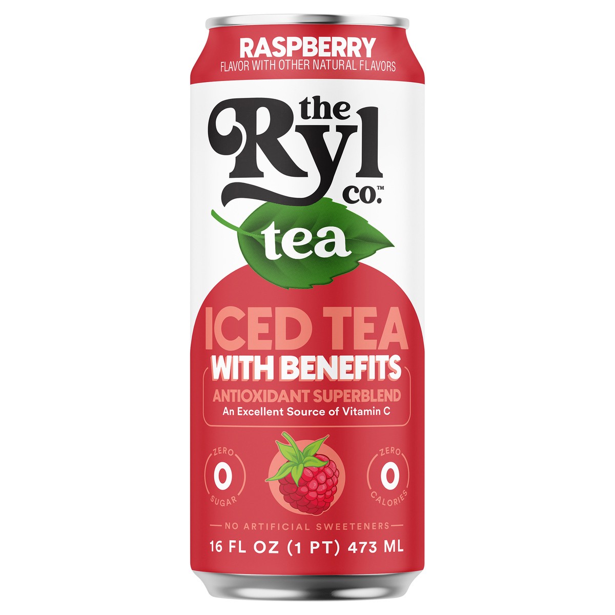 slide 1 of 9, The Ryl Co. Ryl Raspberry Iced Tea - 16 fl oz, 16 fl oz