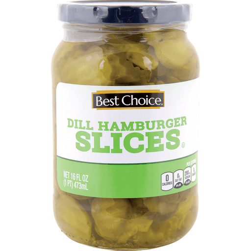 slide 1 of 1, Best Choice Dill Hamburger Slices, 16 oz