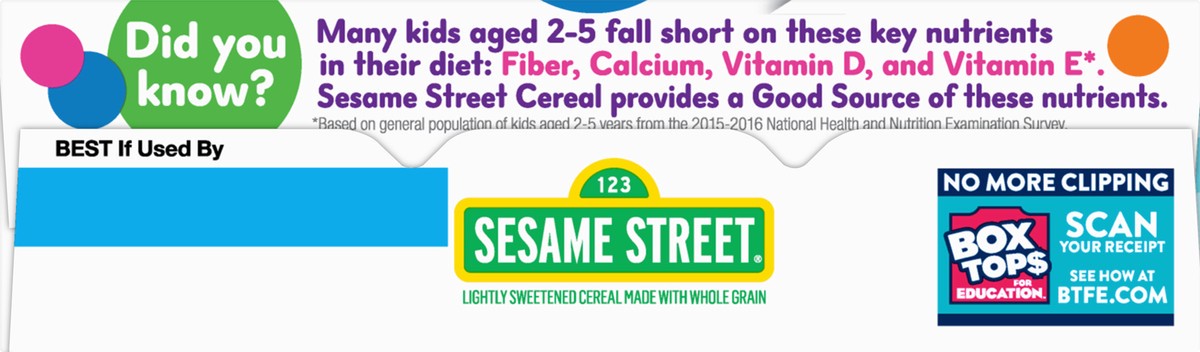 slide 4 of 9, Sesame Street Cinnamon Cereal 12 oz, 12 oz