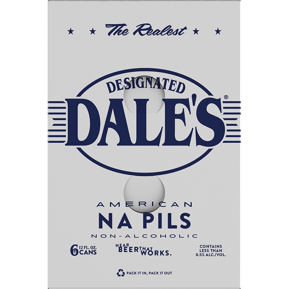 slide 1 of 1, Dale's Oskar Blues Designated Dales NA Pils 4/6/12oz, 12 oz