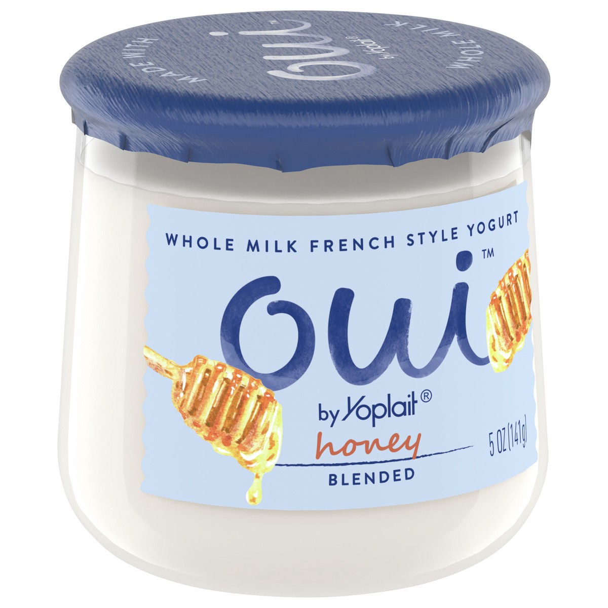slide 2 of 9, Oui by Yoplait French Style Honey Whole Milk Yogurt, 5 OZ Jar, 5 oz