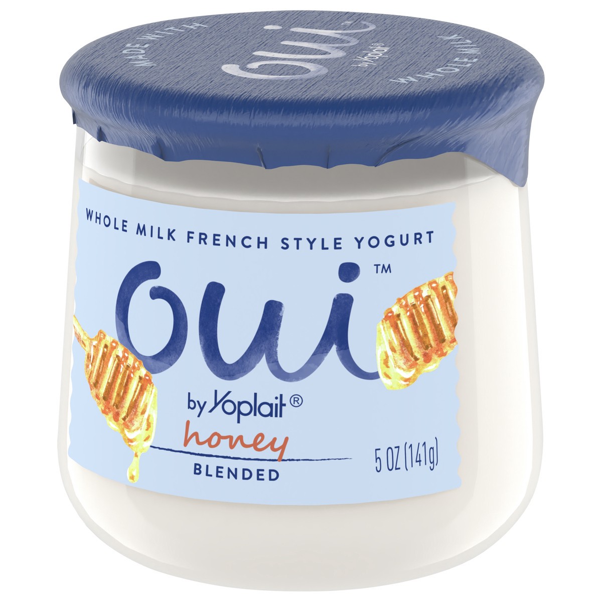 slide 8 of 9, Oui by Yoplait French Style Honey Whole Milk Yogurt, 5 OZ Jar, 5 oz