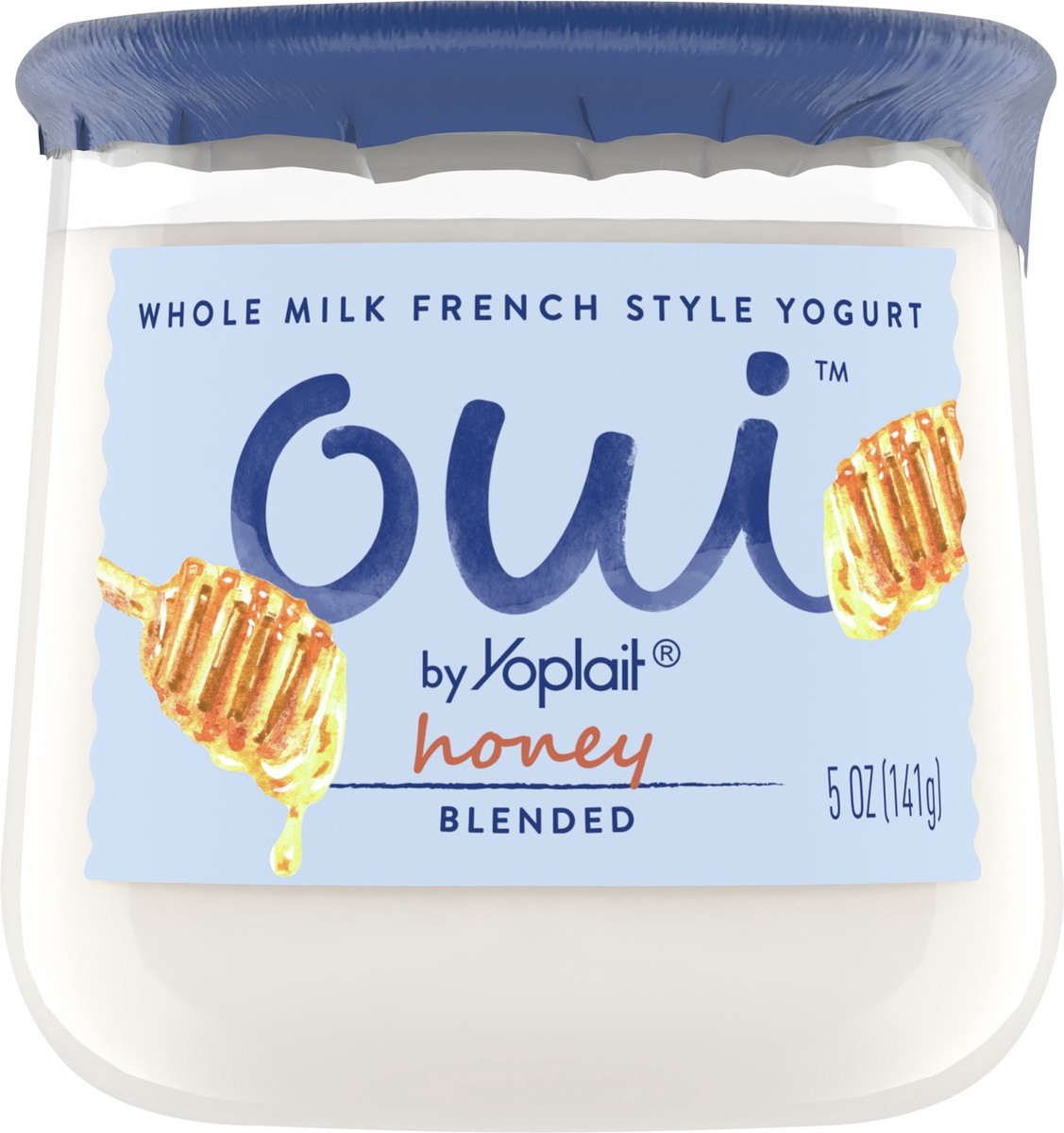 slide 3 of 9, Oui by Yoplait French Style Honey Whole Milk Yogurt, 5 OZ Jar, 5 oz