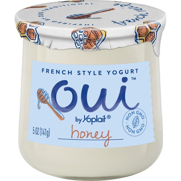slide 1 of 9, Oui by Yoplait French Style Honey Whole Milk Yogurt, 5 OZ Jar, 5 oz