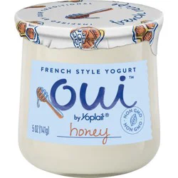 Oui by Yoplait French Style Honey Whole Milk Yogurt, 5 OZ Jar