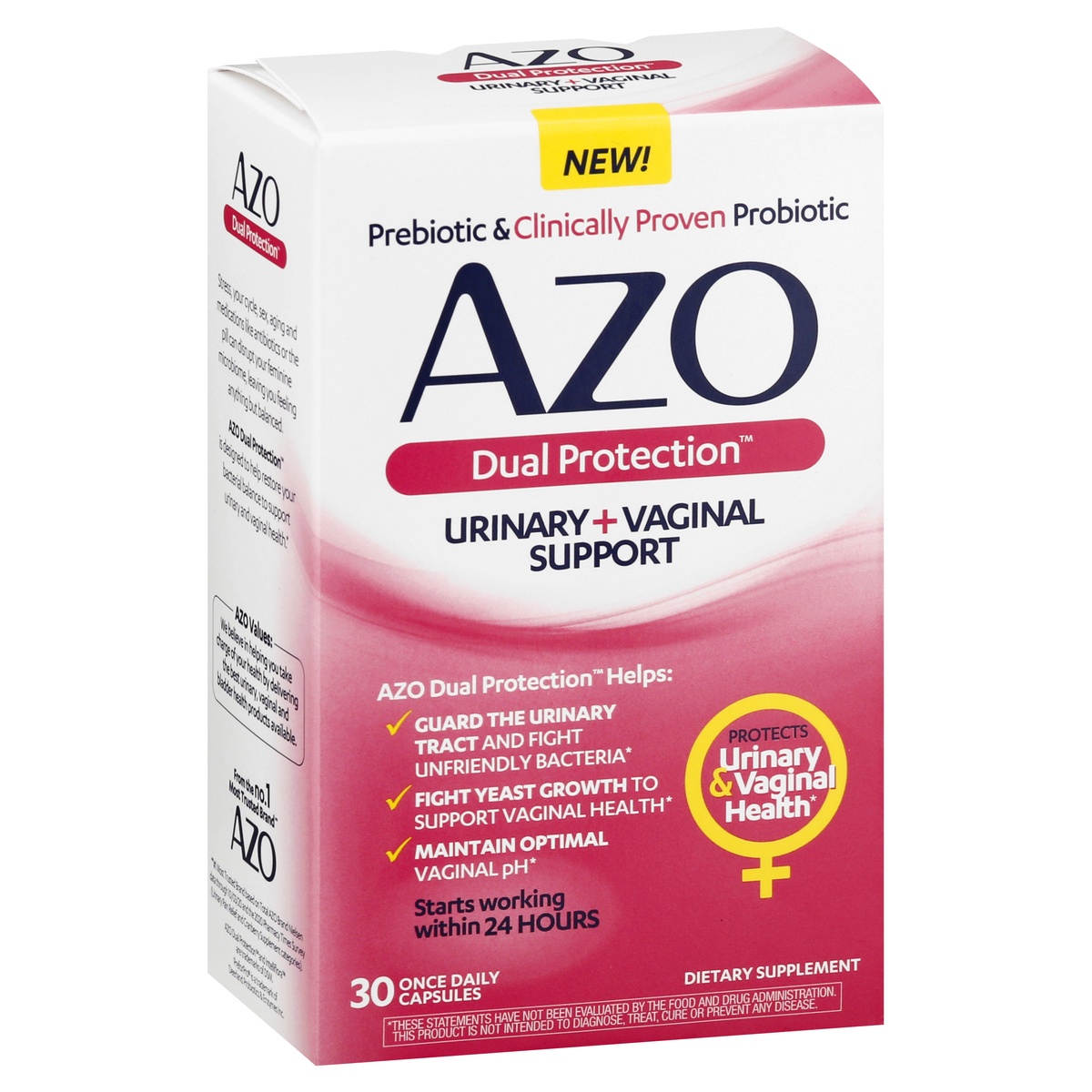 AZO Dual Protection Clinically Proven Women's Probiotic for Urinary
