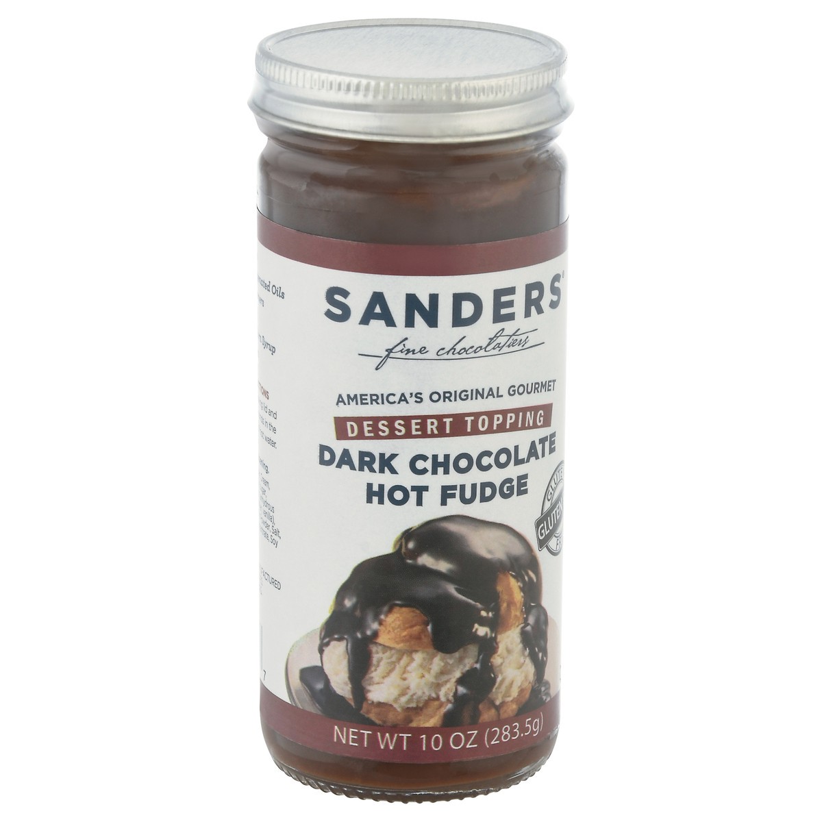 slide 2 of 9, Sanders Dark Chocolate Hot Fudge Dessert Topping 10 oz, 10 oz