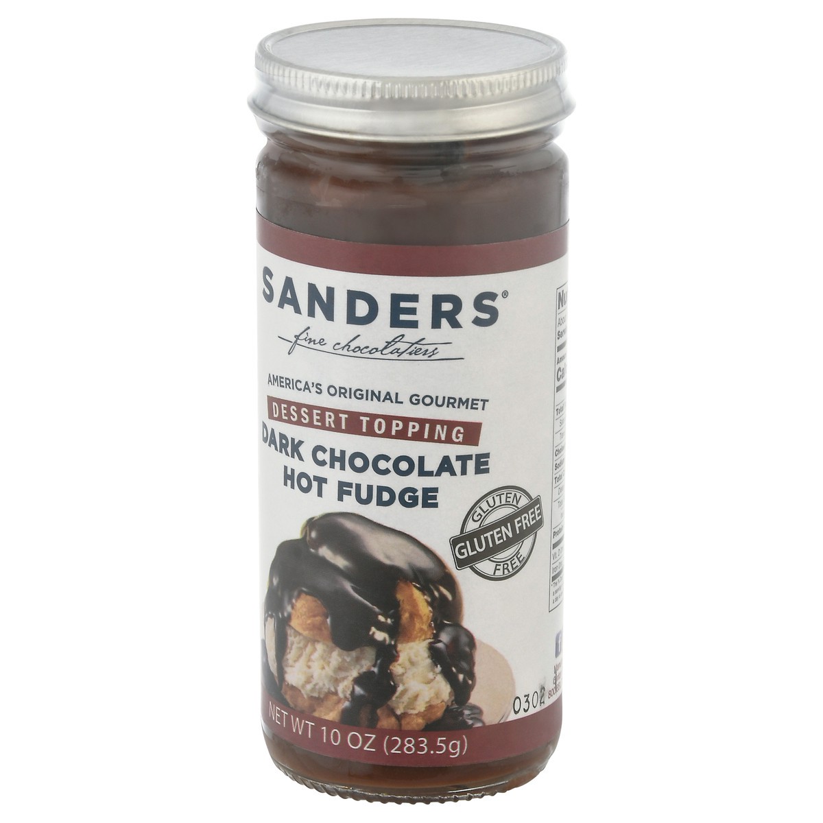 slide 3 of 9, Sanders Dark Chocolate Hot Fudge Dessert Topping 10 oz, 10 oz