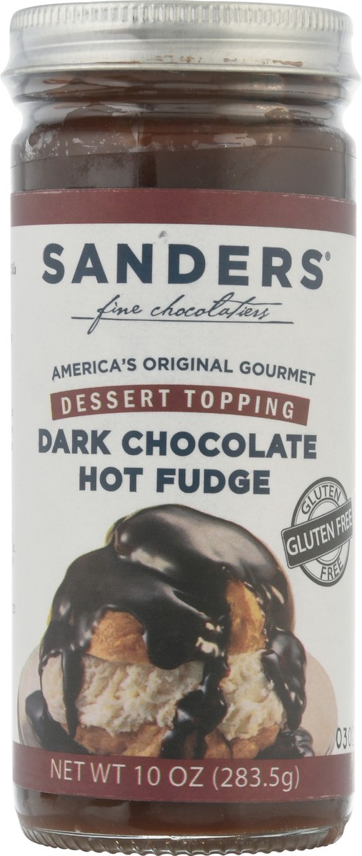 slide 6 of 9, Sanders Dark Chocolate Hot Fudge Dessert Topping 10 oz, 10 oz