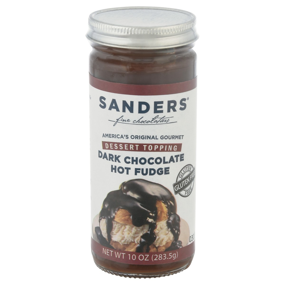 slide 1 of 9, Sanders Dark Chocolate Hot Fudge Dessert Topping 10 oz, 10 oz