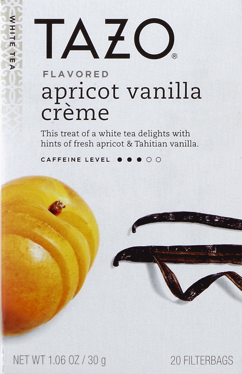 slide 3 of 4, TAZO Tea Bag Vanilla Apricot White, 24 1N, 20 ct