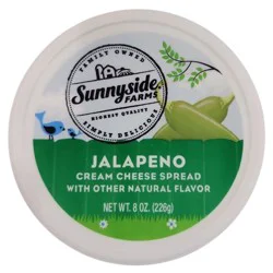 Sunnyside Farms Cream Cheese Spread, Jalapeno