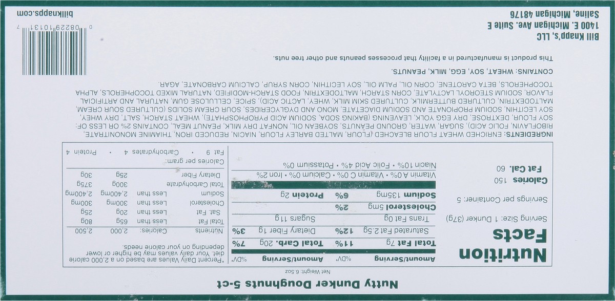 slide 4 of 9, BILL KNAPPS Donut Dunker 5Ct Nutty, 1 ct