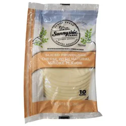 Sunnyside Farms Smoked Provolone Sliced Cheese