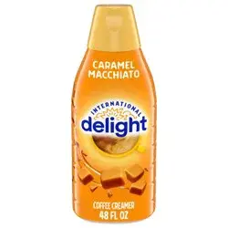 International Delight Coffee Creamer, Caramel Macchiato, Refrigerated Flavored Creamer, 48 FL OZ Bottle