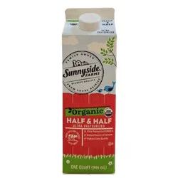 Sunnyside Farms, Organic Half And Half