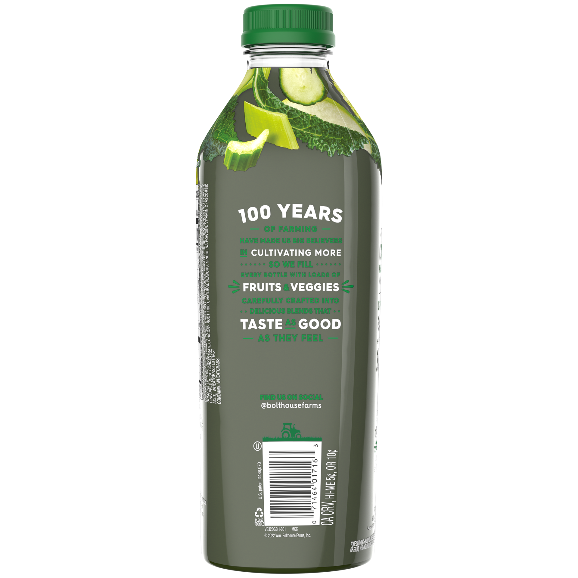 slide 5 of 5, Bolthouse Farms Daily Greens 100% Fruit & Vegetable Juice - 32 fl oz, 32 fl oz