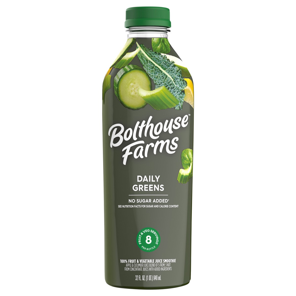 slide 1 of 5, Bolthouse Farms Daily Greens 100% Fruit & Vegetable Juice - 32 fl oz, 32 fl oz