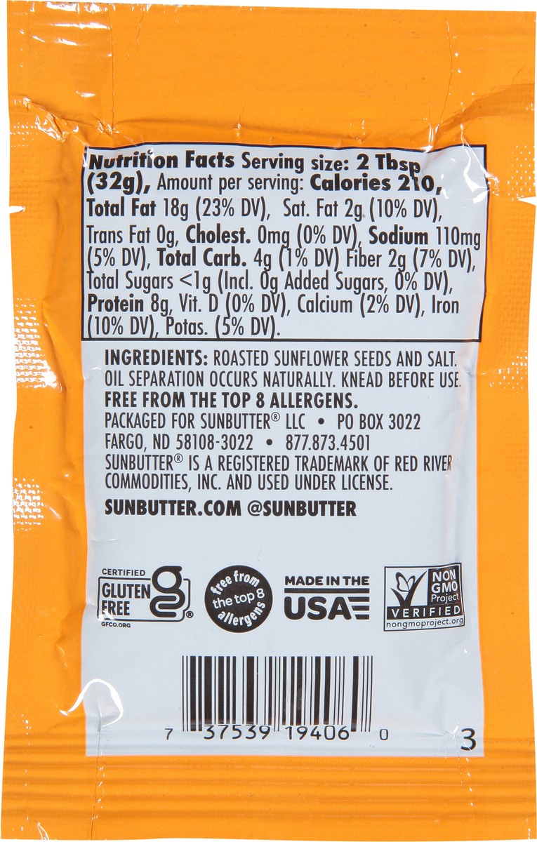 slide 6 of 9, SunButter On the Go Sunflower Butter 1.1 oz, 1.1 oz