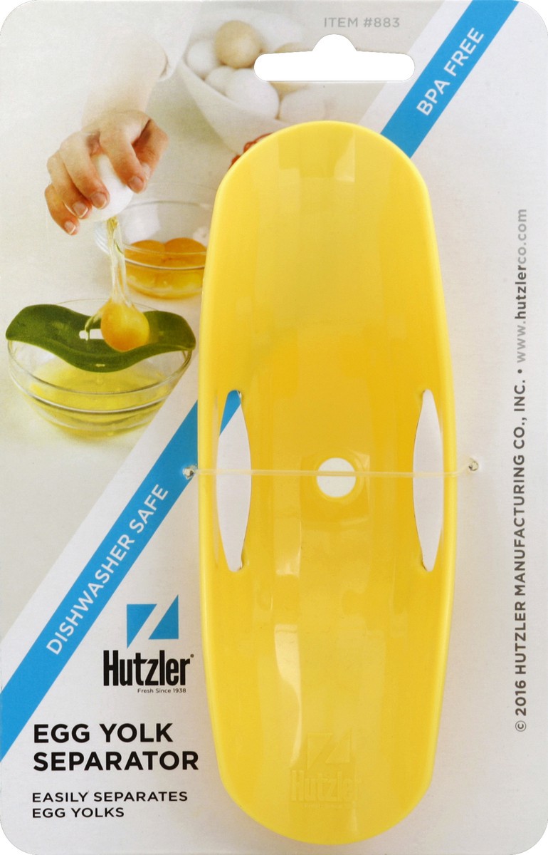 slide 2 of 2, Hutzler Egg Yolk Separator - Yellow, 1 ct