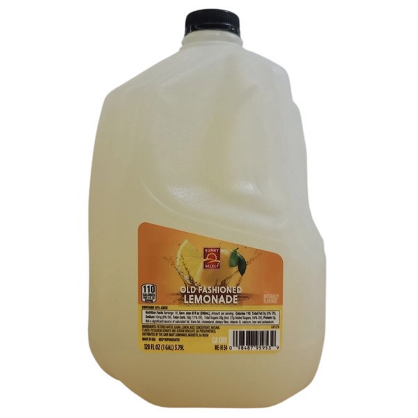 slide 1 of 1, Sunny Select, Old Fashioned Lemonade, 128 oz
