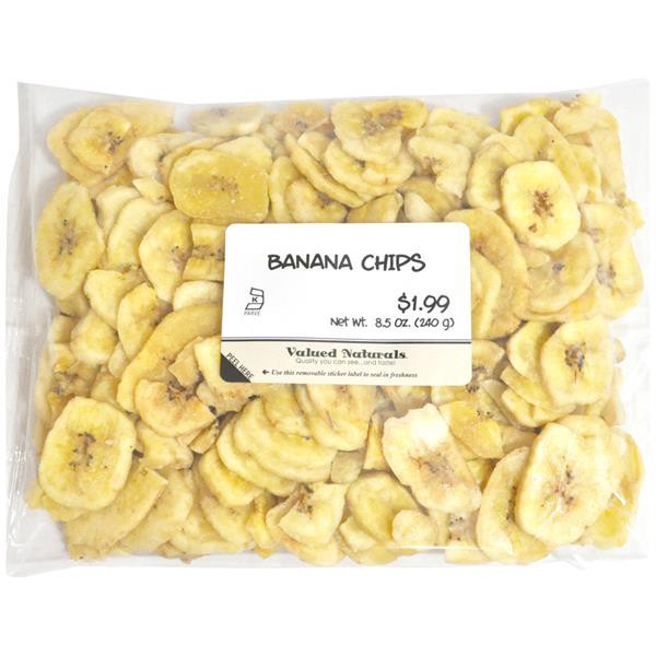 slide 1 of 6, Valued Naturals Banana Chips 8.5 oz, 8.5 oz