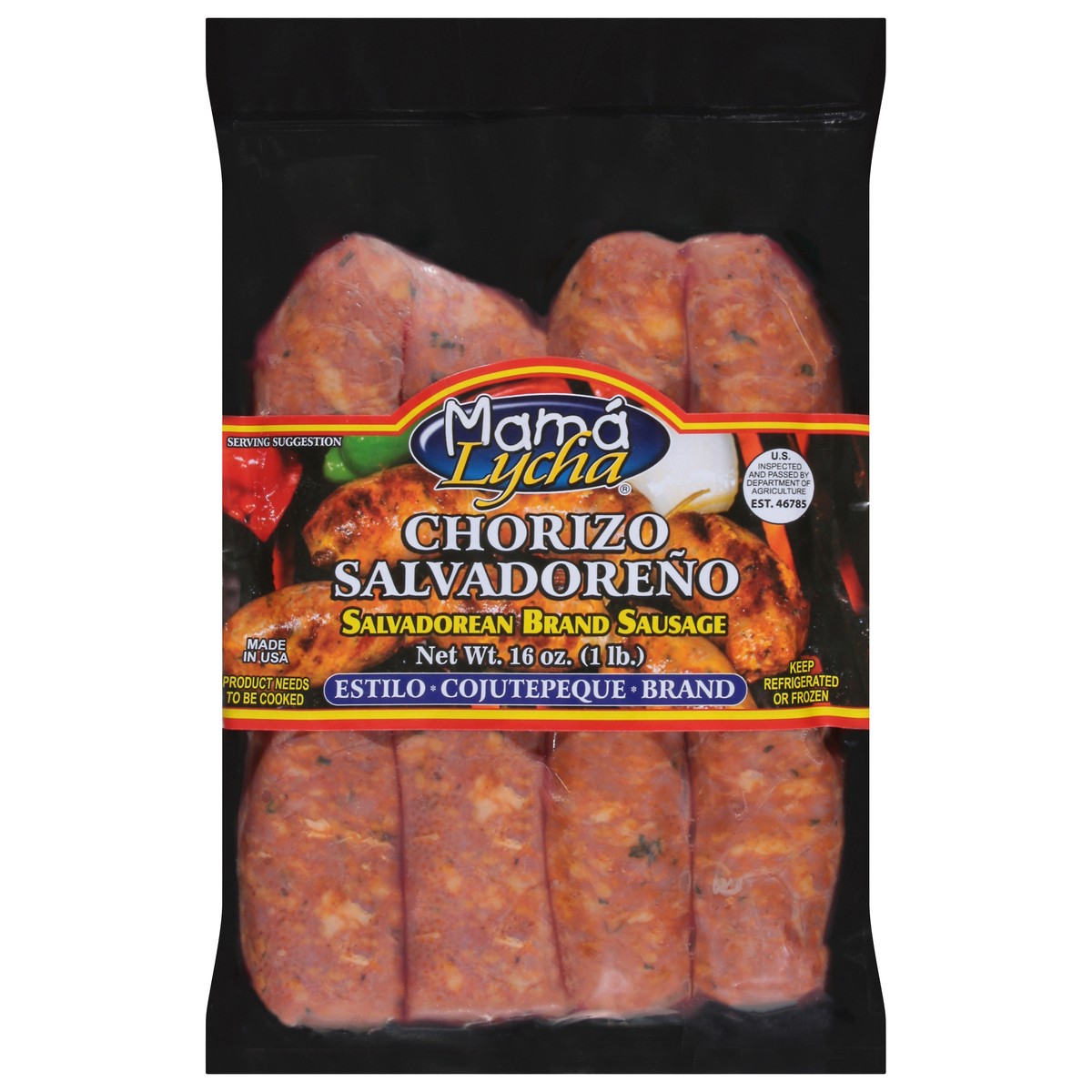 slide 7 of 14, Mama Lycha Salvadorean Brand Sausage 16 oz, 16 oz
