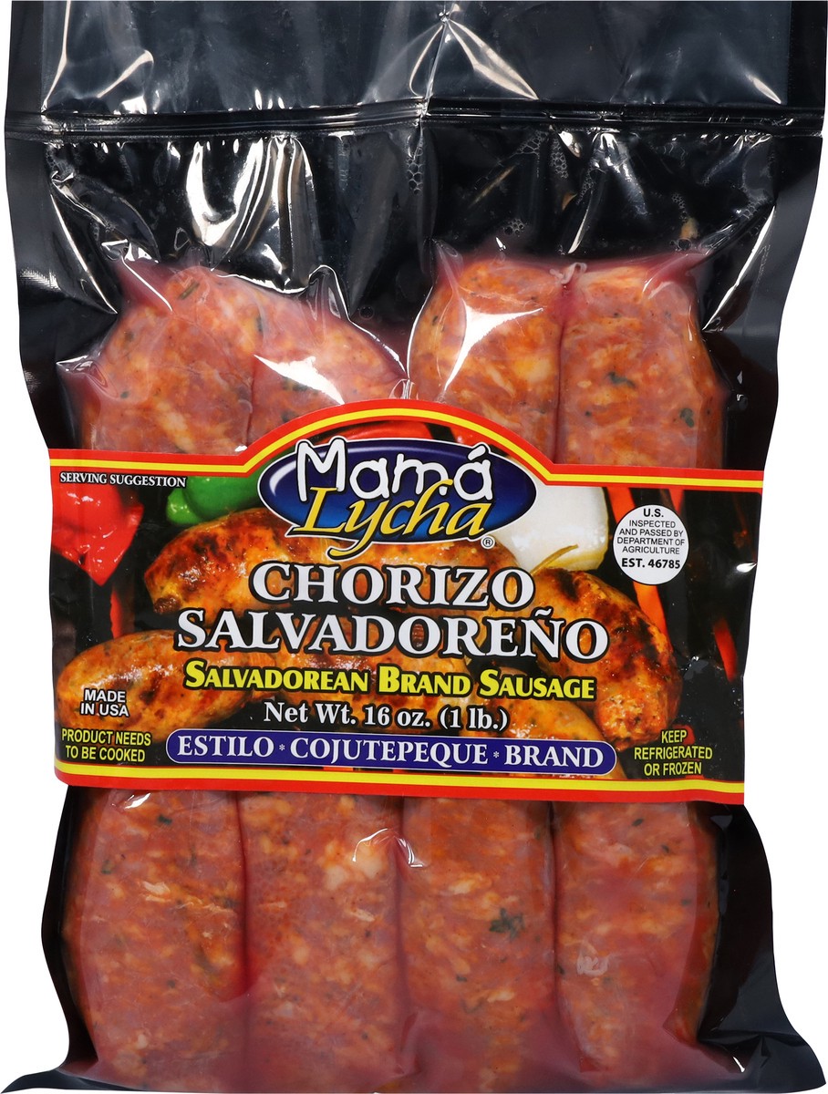 slide 13 of 14, Mama Lycha Salvadorean Brand Sausage 16 oz, 16 oz