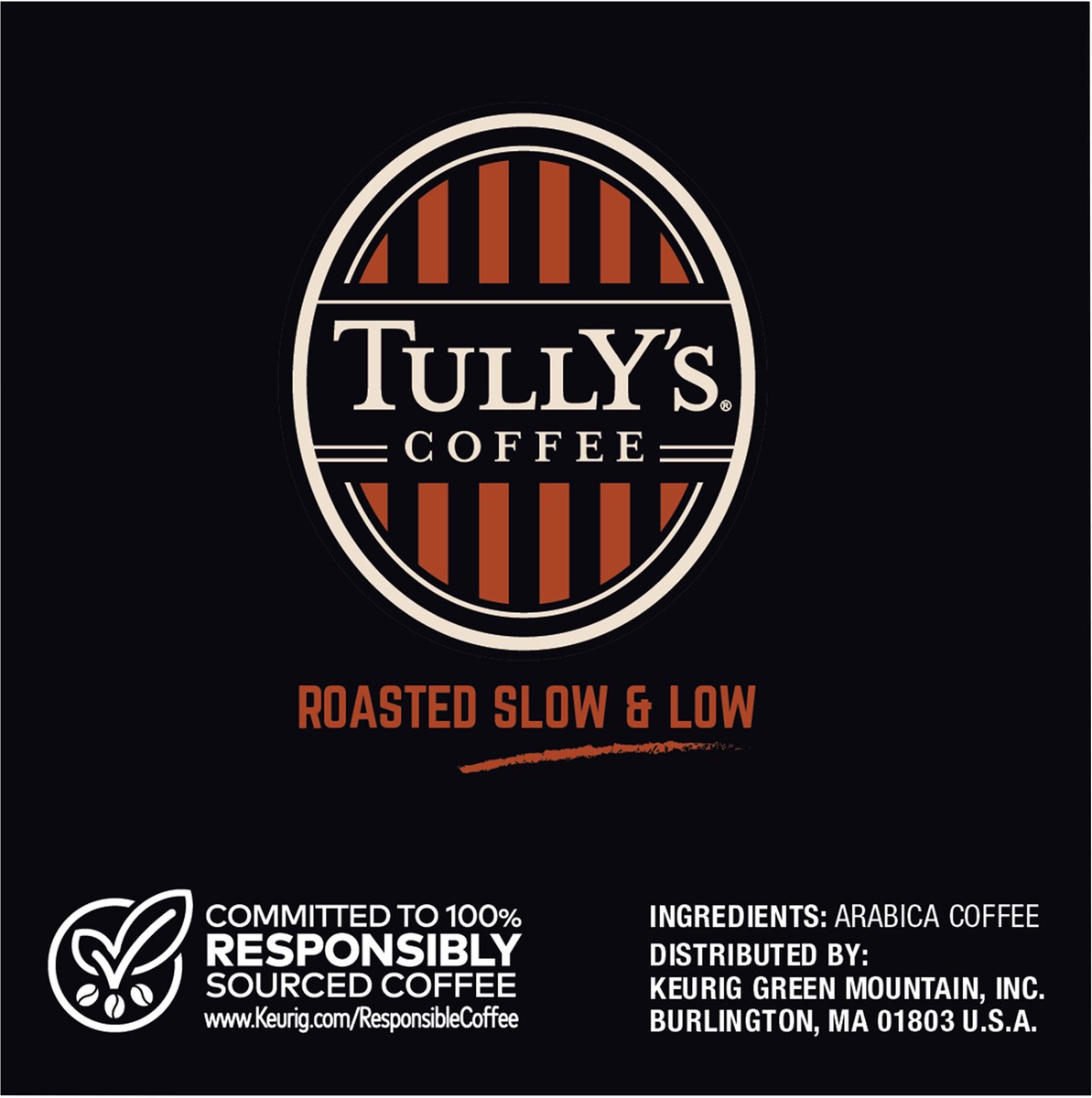 slide 4 of 9, Tully's Dark Italian Roast K-Cup - 4 oz, 