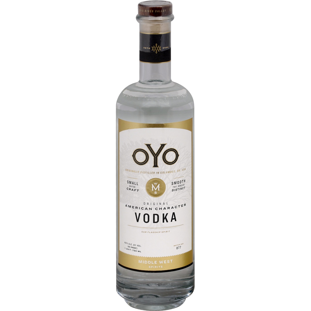 slide 1 of 1, Oyo Vodka, Original American Character, 750 ml