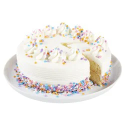 Fresh from Meijer 8" White Celebration Double Layer Cake, 29.9 oz
